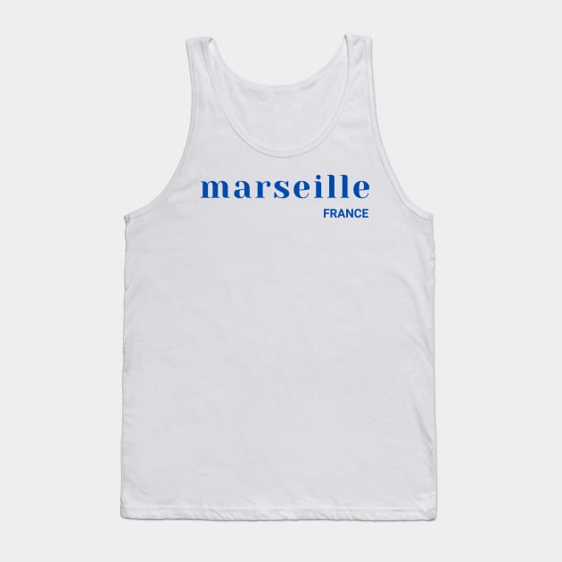 Marseille France Tank Top by yourstruly